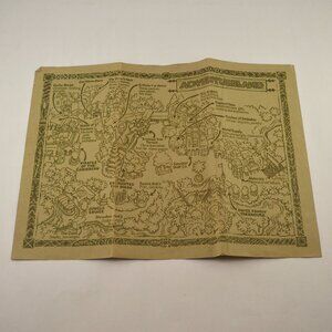 Disney World Adventureland Idol Hunt *Map 90s Vintage Ephemera